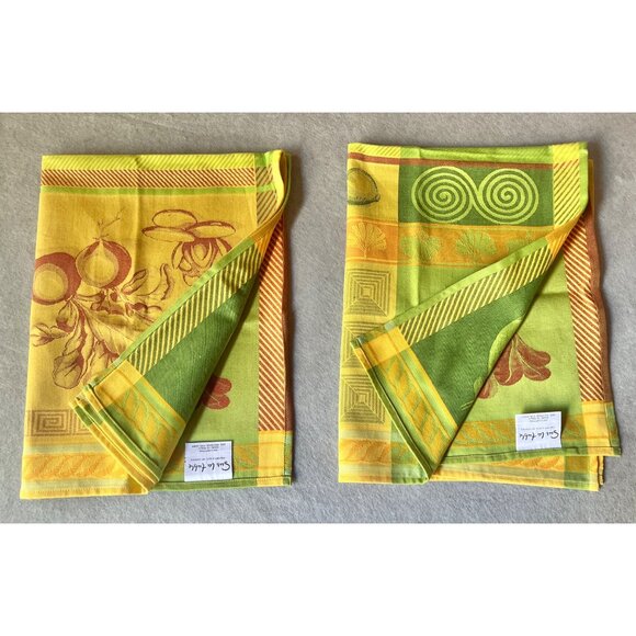 Sur La Table Italian Cotton Jacquard Kitchen Towels Set Of 2 Multicolor 23.5x31 - Picture 3 of 12
